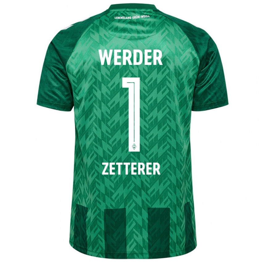 Niño Camiseta Michael Zetterer #1 Verde 1ª Equipación 2024/25 La Camisa Perú