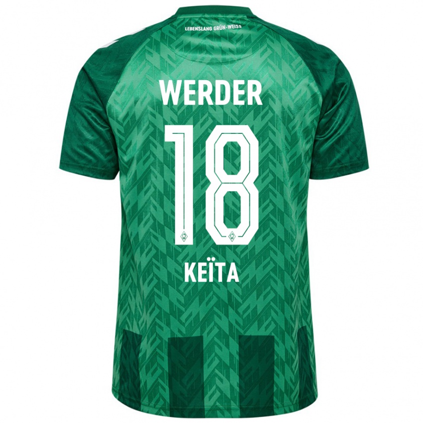 Niño Camiseta Naby Keïta #18 Verde 1ª Equipación 2024/25 La Camisa Perú