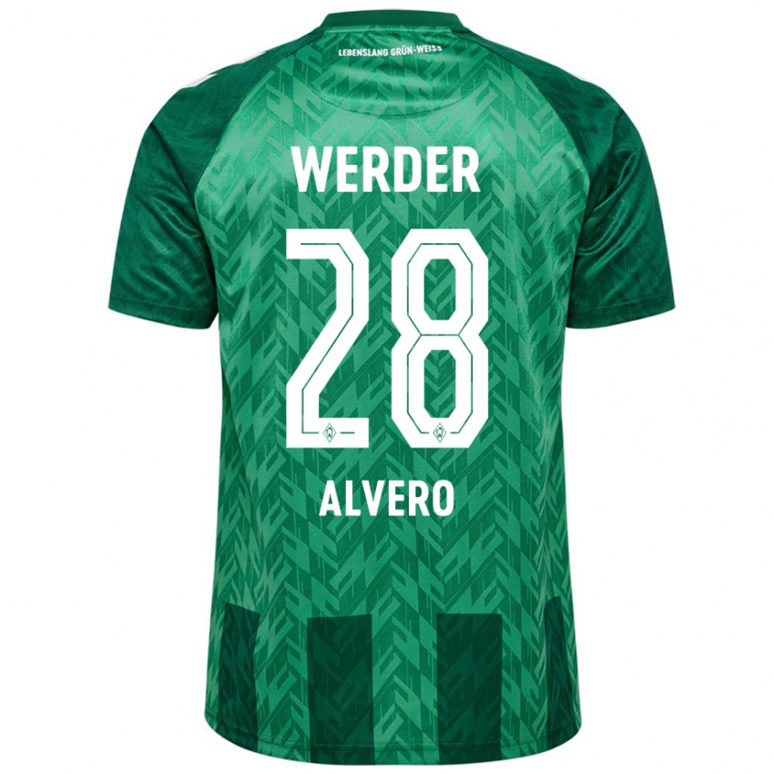 Niño Camiseta Skelly Alvero #28 Verde 1ª Equipación 2024/25 La Camisa Perú