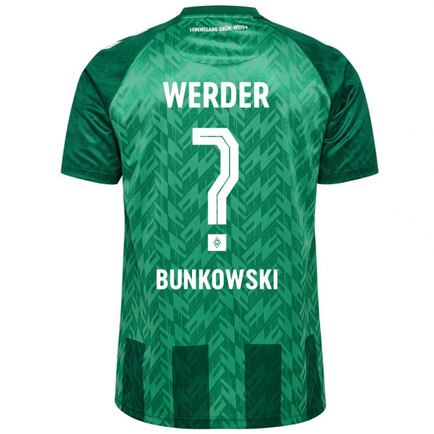 Niño Camiseta Paul Bunkowski #0 Verde 1ª Equipación 2024/25 La Camisa Perú