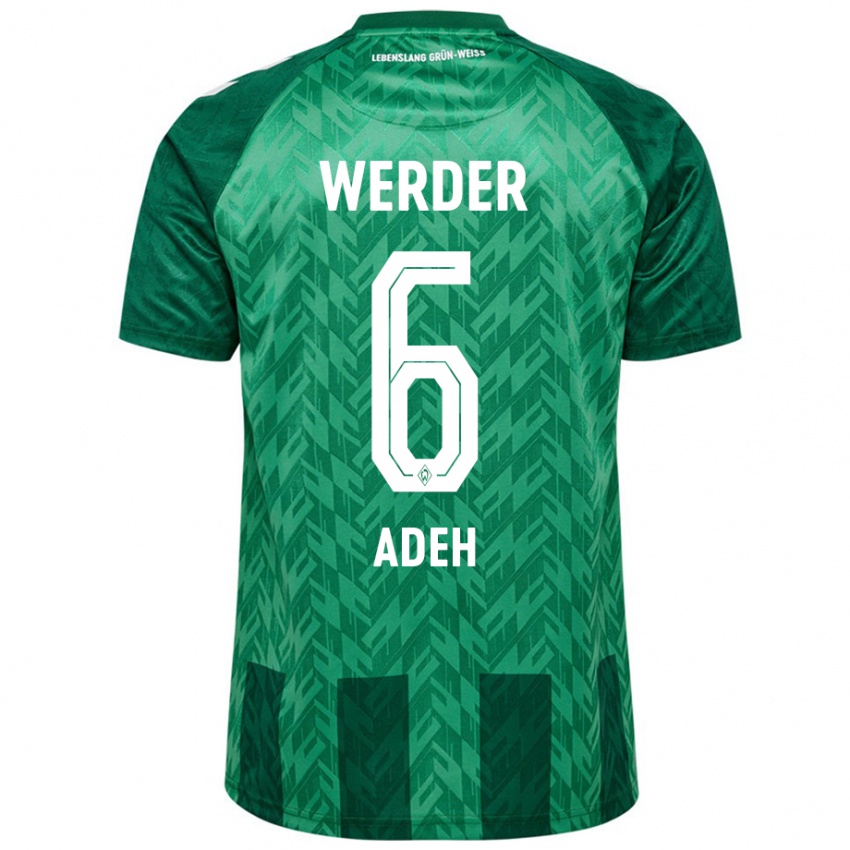 Niño Camiseta Wesley Adeh #6 Verde 1ª Equipación 2024/25 La Camisa Perú