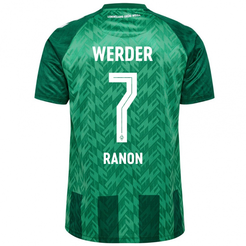 Niño Camiseta Yuval Ranon #7 Verde 1ª Equipación 2024/25 La Camisa Perú