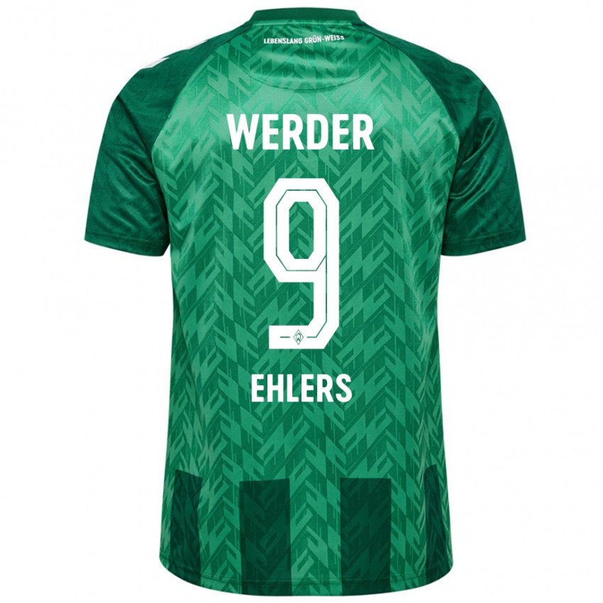 Niño Camiseta Jannic Ehlers #9 Verde 1ª Equipación 2024/25 La Camisa Perú