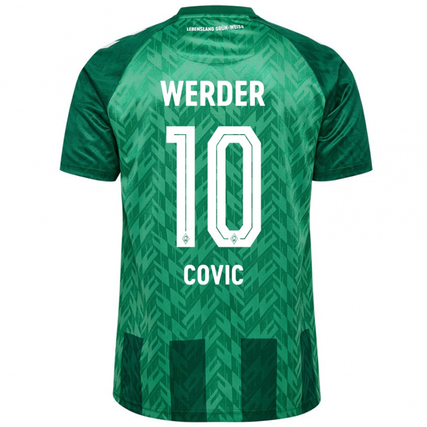 Niño Camiseta Patrice Covic #10 Verde 1ª Equipación 2024/25 La Camisa Perú