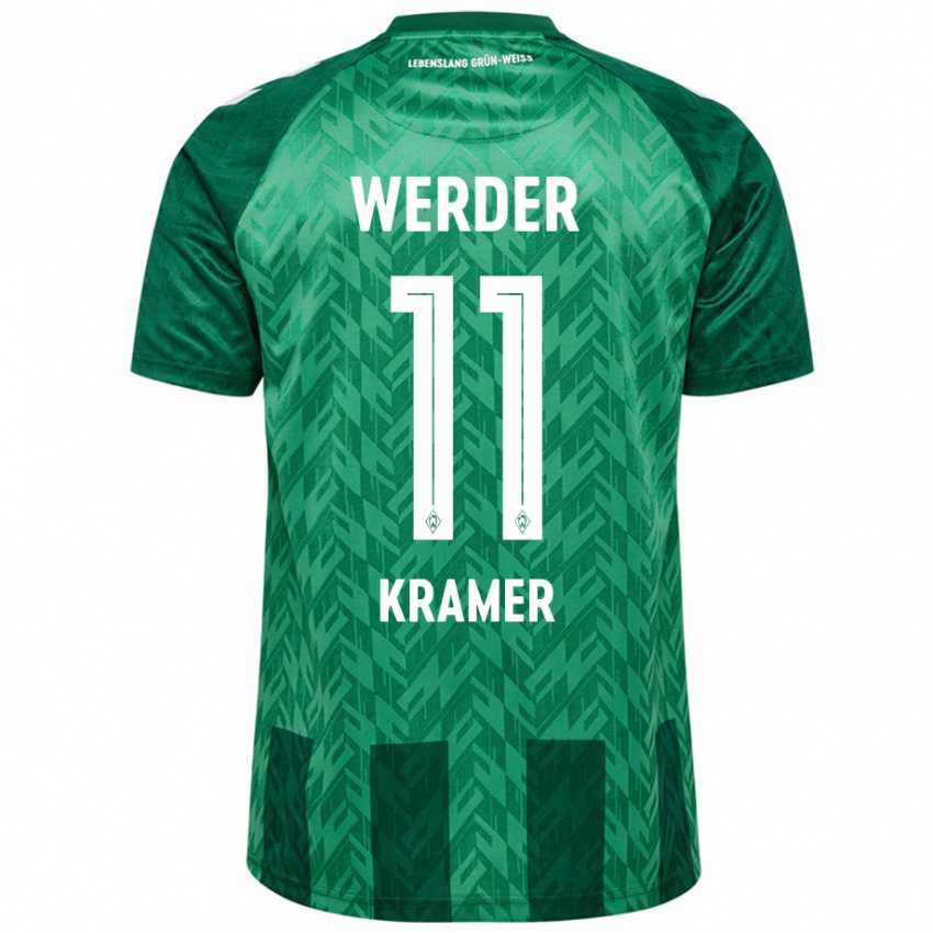 Niño Camiseta Levi-Marinus Kramer #11 Verde 1ª Equipación 2024/25 La Camisa Perú