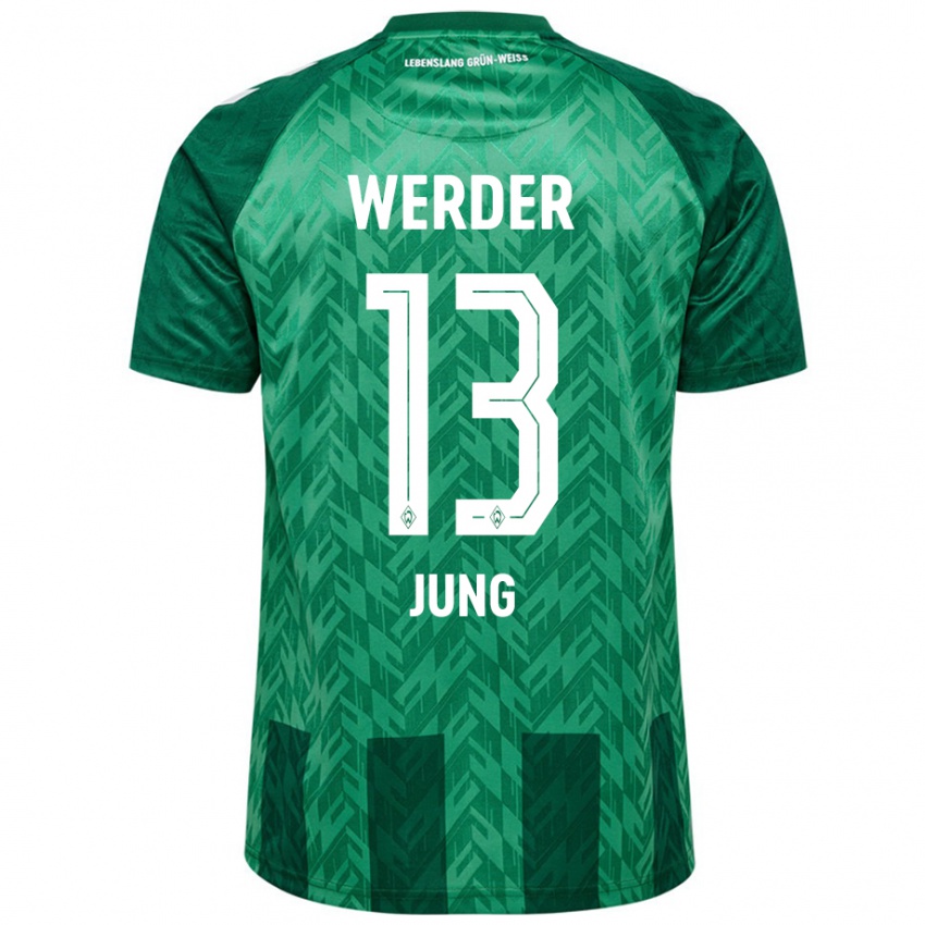 Niño Camiseta Seong-Hyeon Jung #13 Verde 1ª Equipación 2024/25 La Camisa Perú