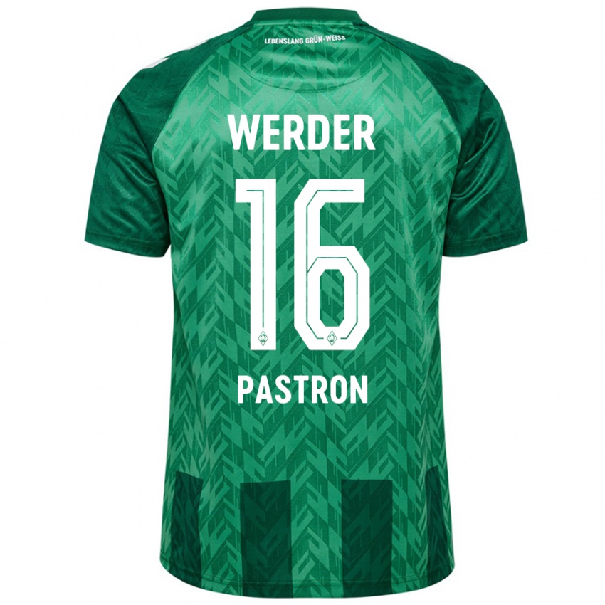 Niño Camiseta Alvin Pastron #16 Verde 1ª Equipación 2024/25 La Camisa Perú