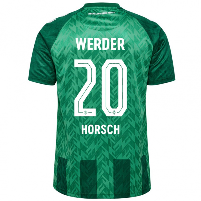 Niño Camiseta Jonas Horsch #20 Verde 1ª Equipación 2024/25 La Camisa Perú