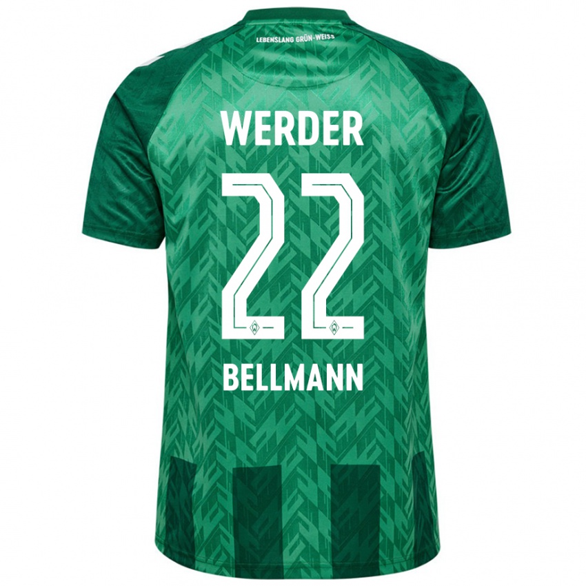 Niño Camiseta Paul Bellmann #22 Verde 1ª Equipación 2024/25 La Camisa Perú