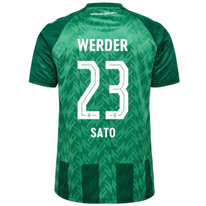 Niño Camiseta Kein Sato #23 Verde 1ª Equipación 2024/25 La Camisa Perú