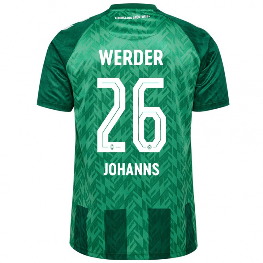 Niño Camiseta Lennart Johanns #26 Verde 1ª Equipación 2024/25 La Camisa Perú