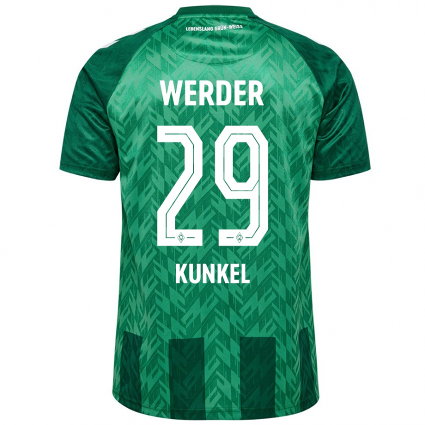 Niño Camiseta Melina Kunkel #29 Verde 1ª Equipación 2024/25 La Camisa Perú