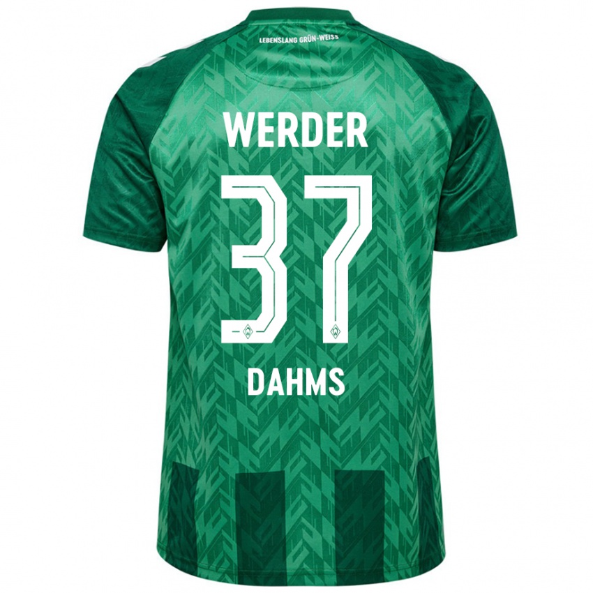 Niño Camiseta Lena Dahms #37 Verde 1ª Equipación 2024/25 La Camisa Perú