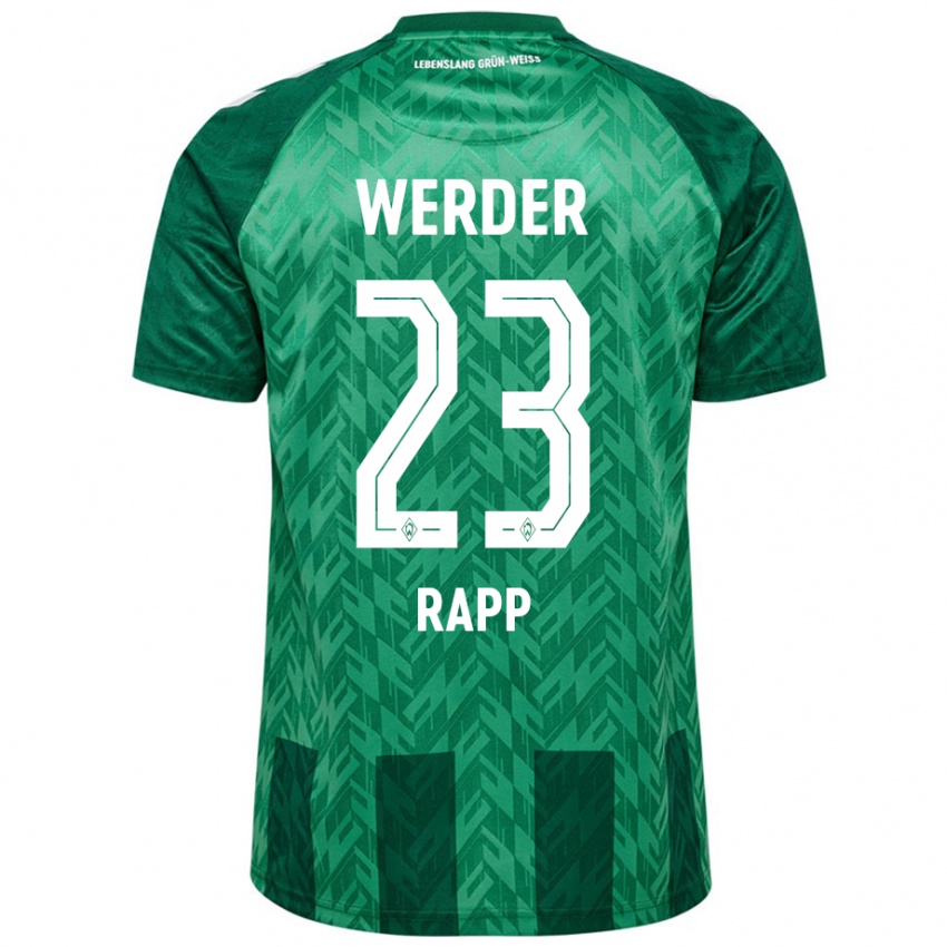 Niño Camiseta Nicolai Rapp #23 Verde 1ª Equipación 2024/25 La Camisa Perú