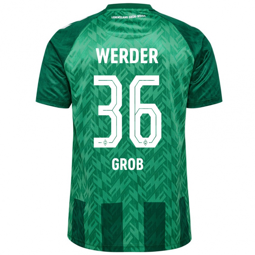 Niño Camiseta Christian Groß #36 Verde 1ª Equipación 2024/25 La Camisa Perú