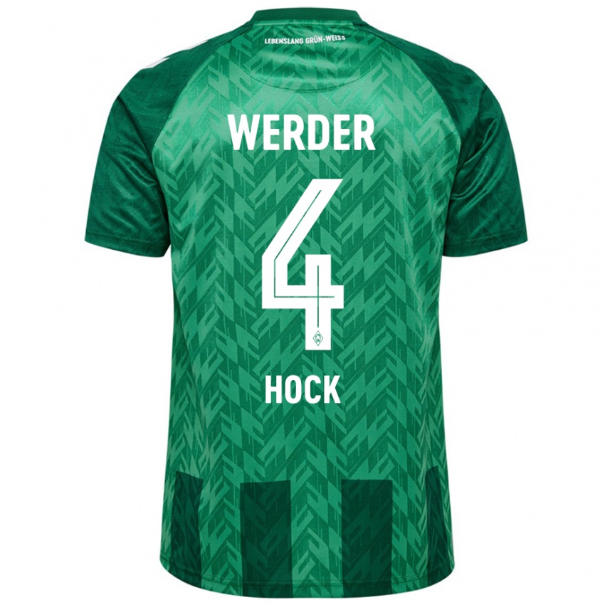 Niño Camiseta Alexander Höck #4 Verde 1ª Equipación 2024/25 La Camisa Perú