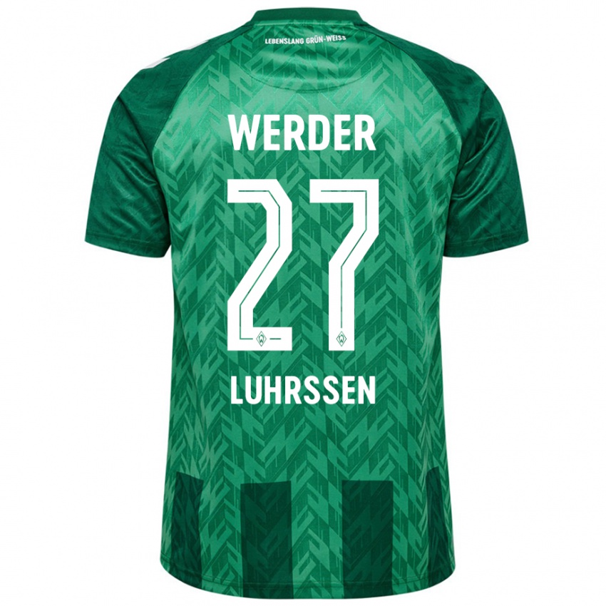 Niño Camiseta Nina Luhrssen #27 Verde 1ª Equipación 2024/25 La Camisa Perú