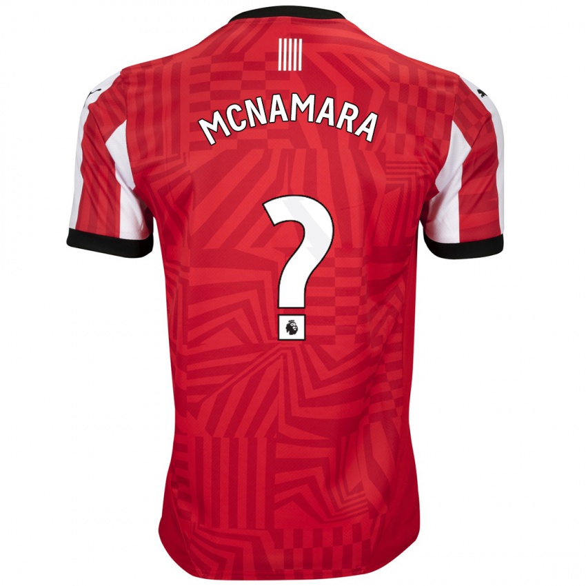 Niño Camiseta Josh Mcnamara #0 Rojo Blanco 1ª Equipación 2024/25 La Camisa Perú