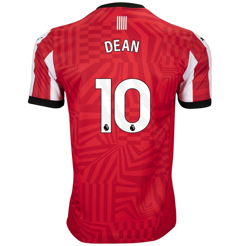 Niño Camiseta Rianna Dean #10 Rojo Blanco 1ª Equipación 2024/25 La Camisa Perú