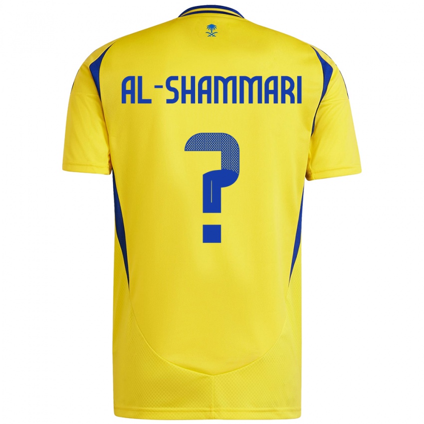 Niño Camiseta Mansour Al-Shammari #0 Amarillo Azul 1ª Equipación 2024/25 La Camisa Perú