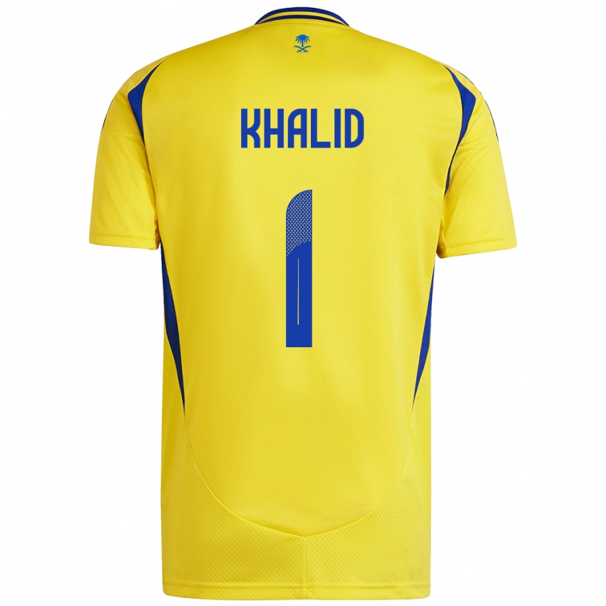 Niño Camiseta Sara Khalid #1 Amarillo Azul 1ª Equipación 2024/25 La Camisa Perú