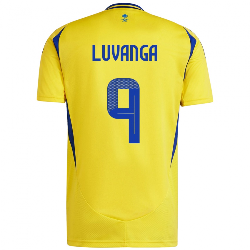 Niño Camiseta Clara Luvanga #9 Amarillo Azul 1ª Equipación 2024/25 La Camisa Perú