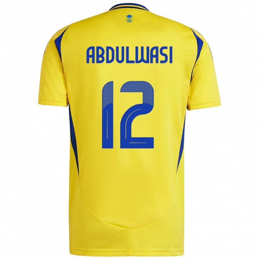 Niño Camiseta Dalal Abdulwasi #12 Amarillo Azul 1ª Equipación 2024/25 La Camisa Perú