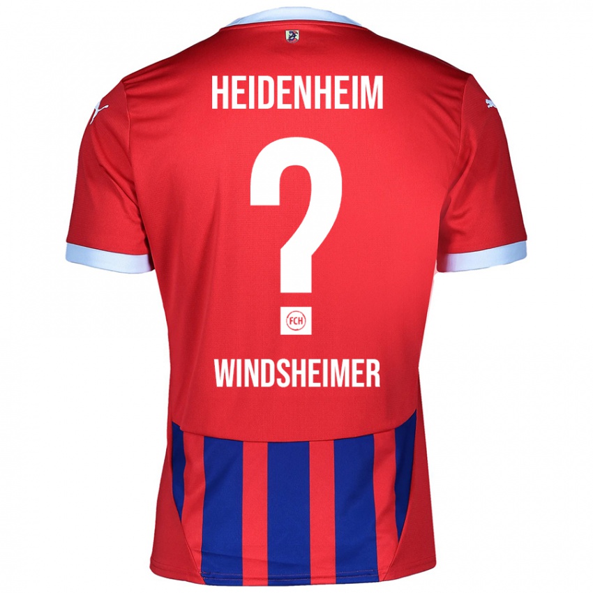 Niño Camiseta Tim Windsheimer #0 Rojo Azul 1ª Equipación 2024/25 La Camisa Perú