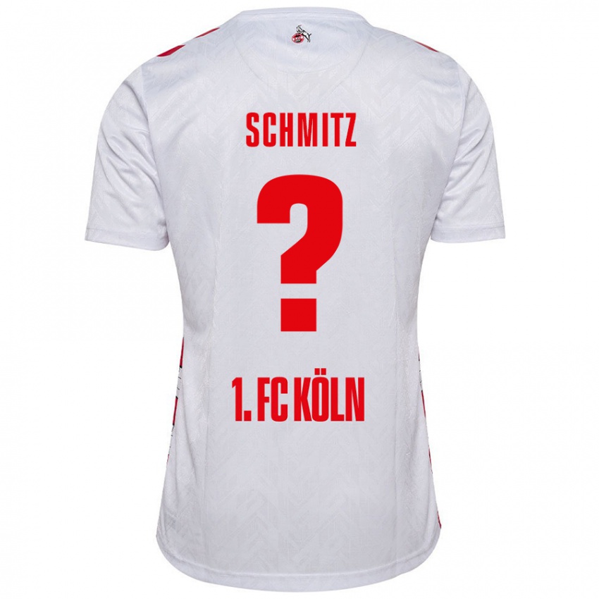 Niño Camiseta Timo Schmitz #0 Blanco Rojo 1ª Equipación 2024/25 La Camisa Perú