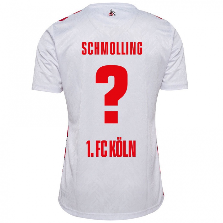 Niño Camiseta Viktor Schmolling #0 Blanco Rojo 1ª Equipación 2024/25 La Camisa Perú