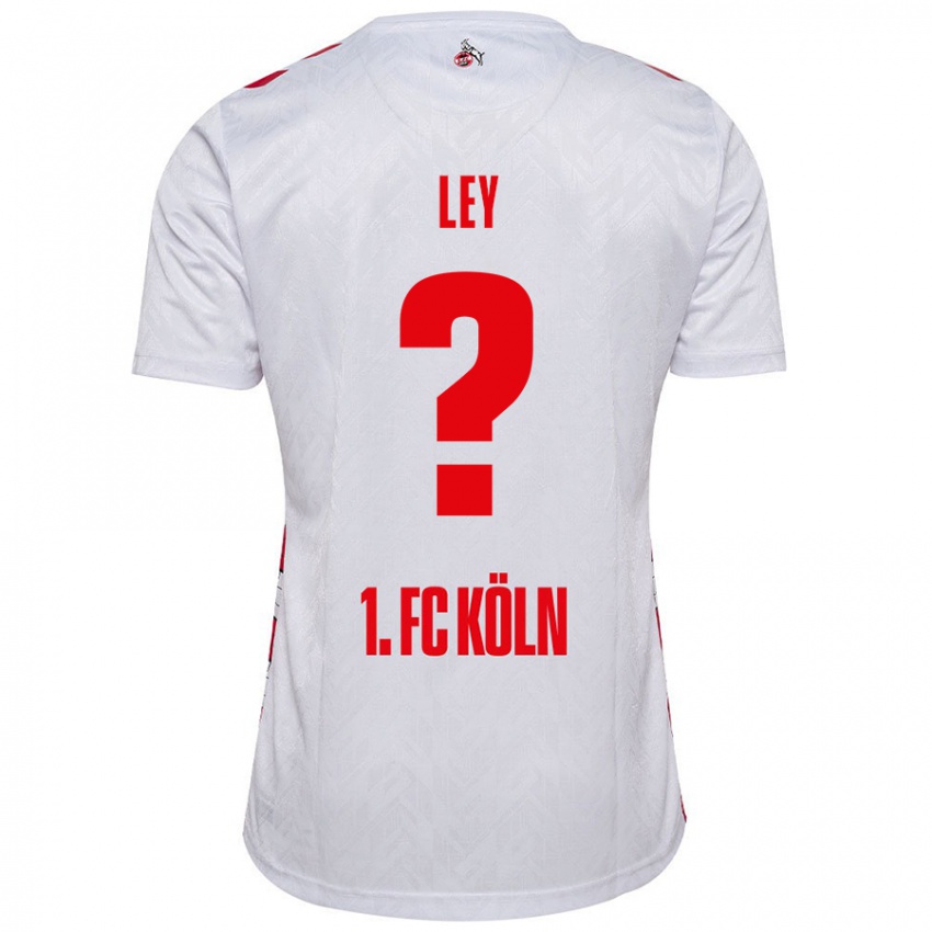 Niño Camiseta Benjamin Ley #0 Blanco Rojo 1ª Equipación 2024/25 La Camisa Perú