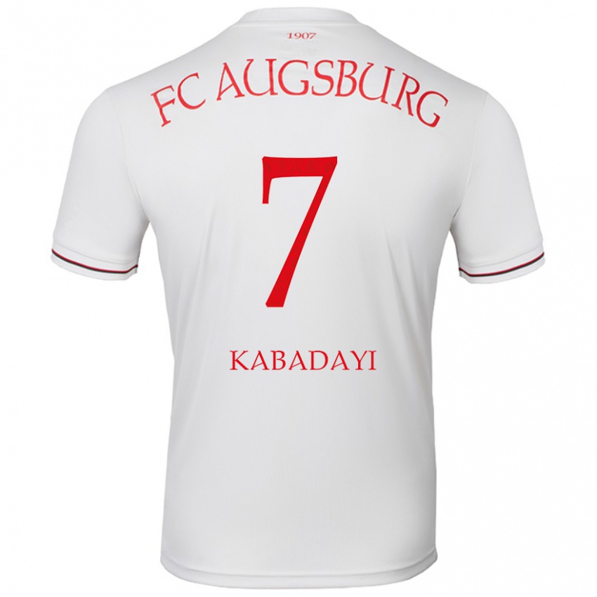 Niño Camiseta Yusuf Kabadayi #7 Blanco 1ª Equipación 2024/25 La Camisa Perú