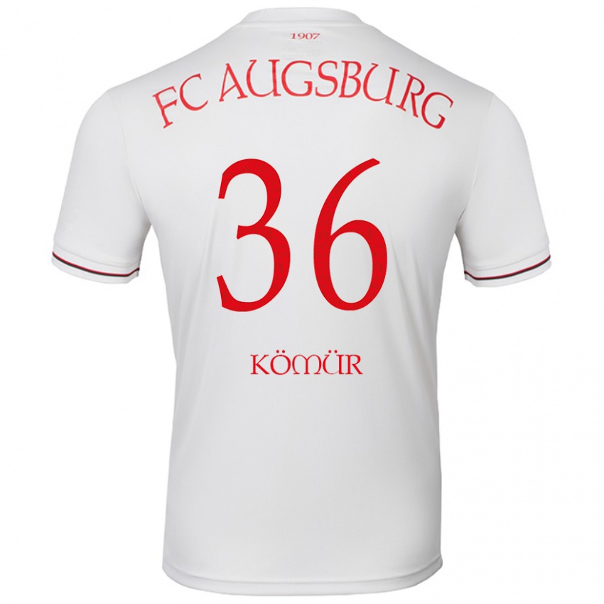 Niño Camiseta Mert Kömür #36 Blanco 1ª Equipación 2024/25 La Camisa Perú