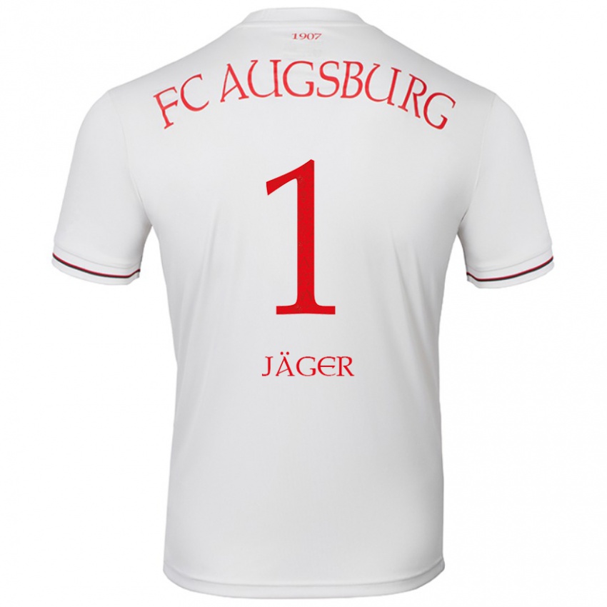 Niño Camiseta Tobias Jäger #1 Blanco 1ª Equipación 2024/25 La Camisa Perú