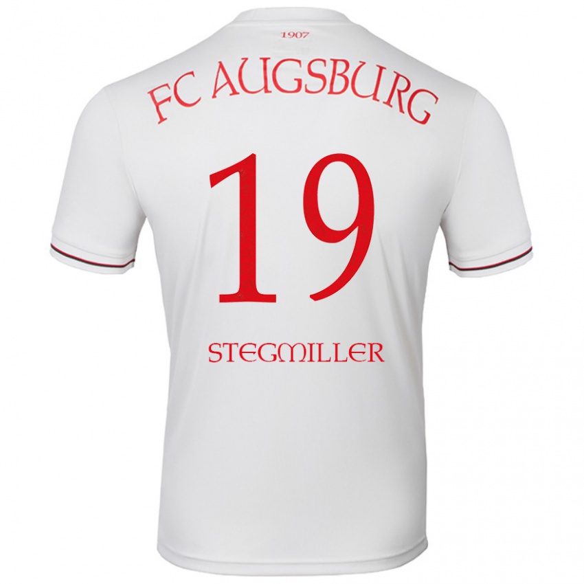 Niño Camiseta Louis Stegmiller #19 Blanco 1ª Equipación 2024/25 La Camisa Perú