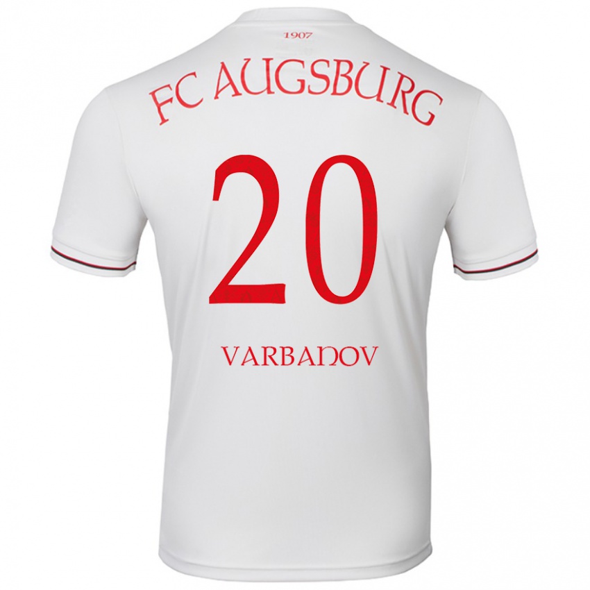 Niño Camiseta Svetoslav Varbanov #20 Blanco 1ª Equipación 2024/25 La Camisa Perú