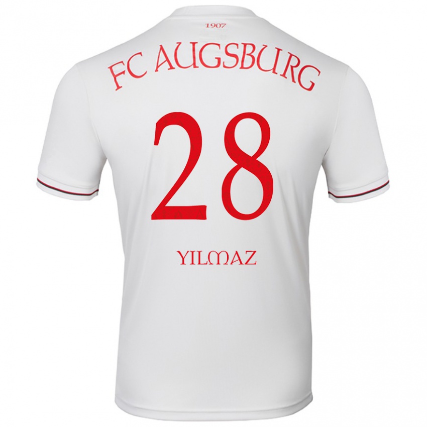 Niño Camiseta Tuna Yilmaz #28 Blanco 1ª Equipación 2024/25 La Camisa Perú