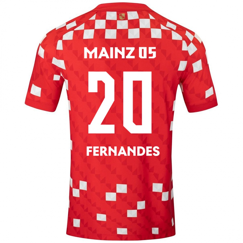 Niño Camiseta Edimilson Fernandes #20 Blanco Rojo 1ª Equipación 2024/25 La Camisa Perú