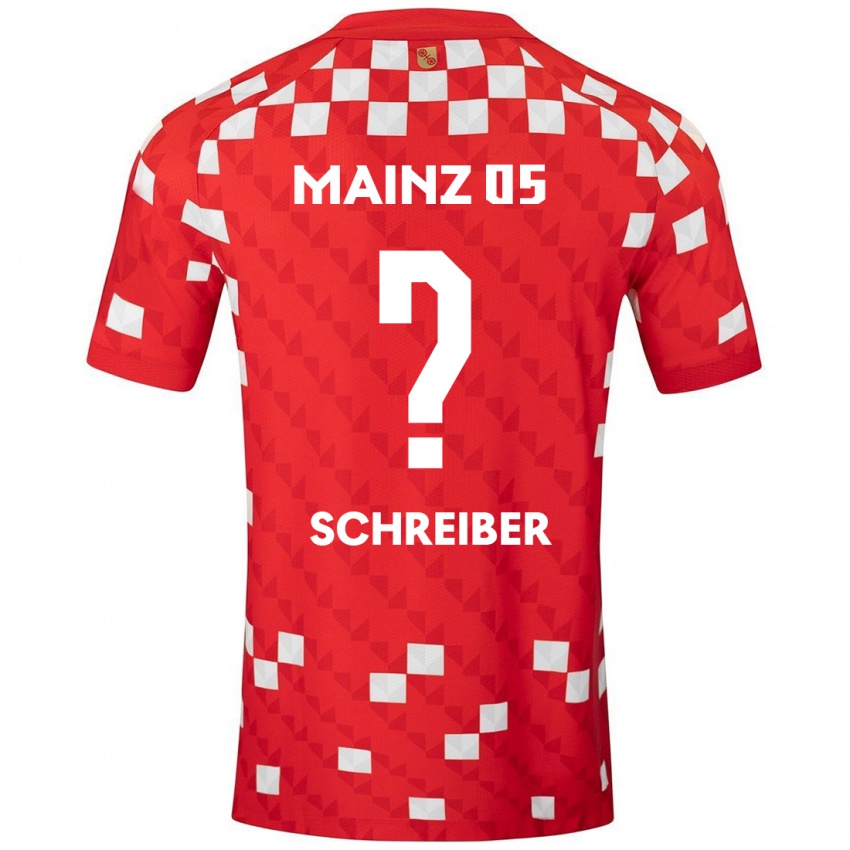 Niño Camiseta Philipp Schreiber #0 Blanco Rojo 1ª Equipación 2024/25 La Camisa Perú