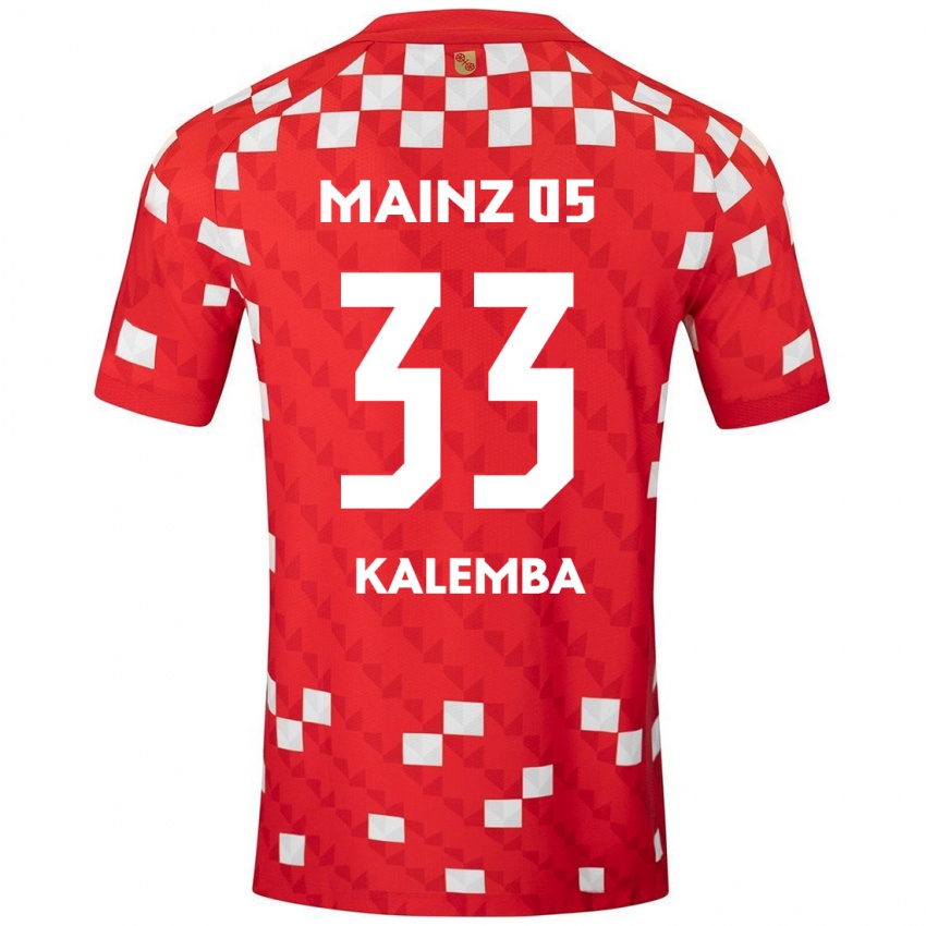 Niño Camiseta Marcel Kalemba #33 Blanco Rojo 1ª Equipación 2024/25 La Camisa Perú