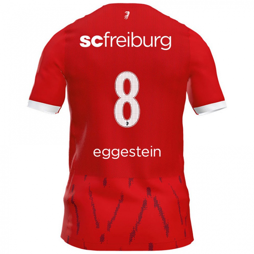 Niño Camiseta Maximilian Eggestein #8 Rojo 1ª Equipación 2024/25 La Camisa Perú