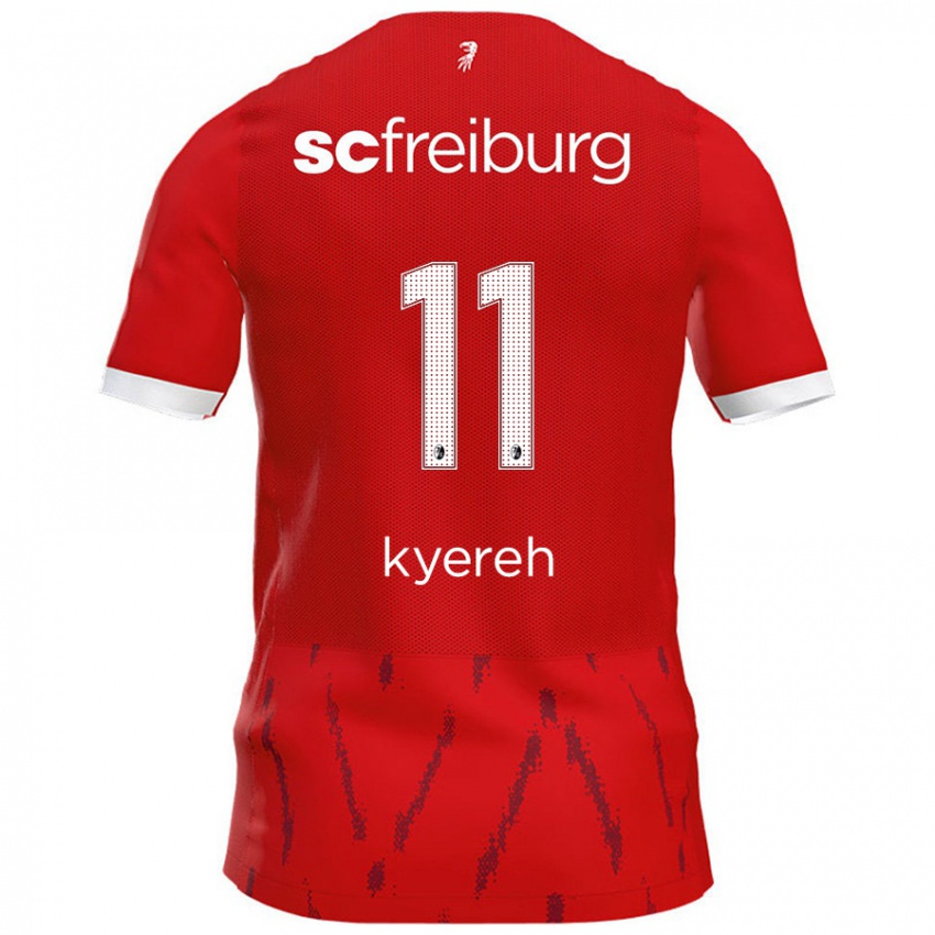 Niño Camiseta Daniel-Kofi Kyereh #11 Rojo 1ª Equipación 2024/25 La Camisa Perú