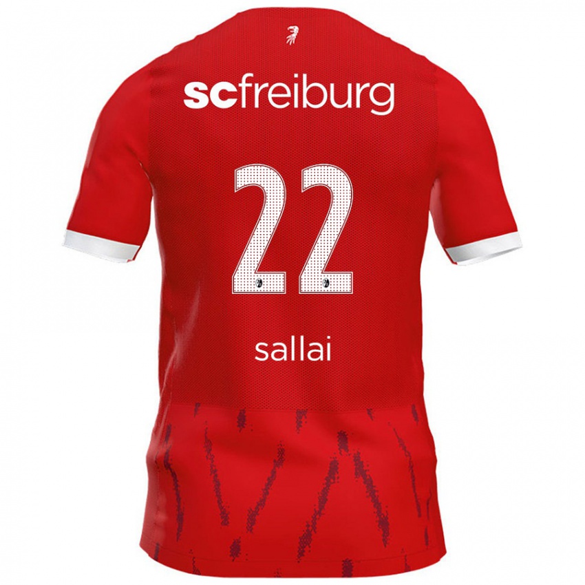 Niño Camiseta Roland Sallai #22 Rojo 1ª Equipación 2024/25 La Camisa Perú