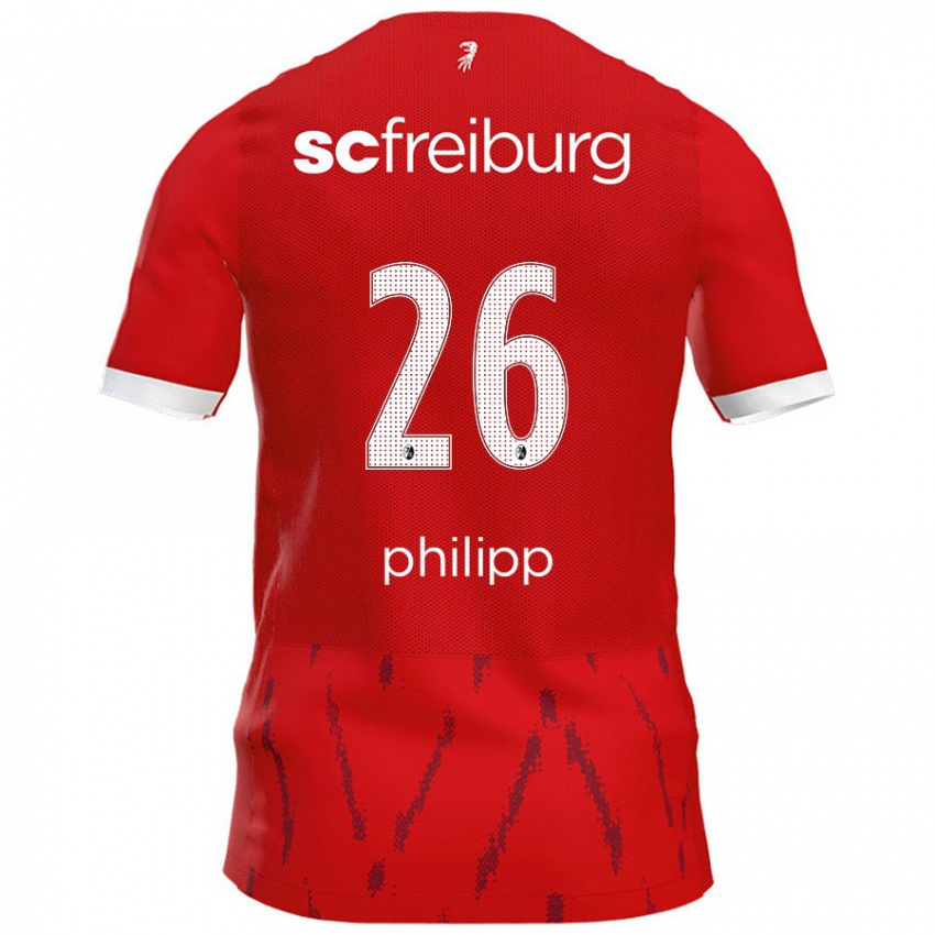 Niño Camiseta Maximilian Philipp #26 Rojo 1ª Equipación 2024/25 La Camisa Perú