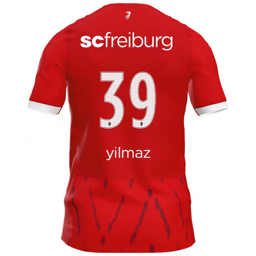 Niño Camiseta Berkay Yılmaz #39 Rojo 1ª Equipación 2024/25 La Camisa Perú