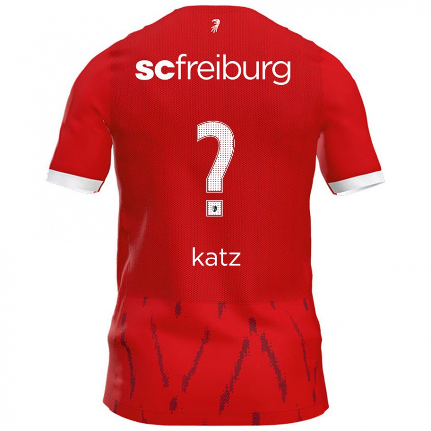 Niño Camiseta Kilian Katz #0 Rojo 1ª Equipación 2024/25 La Camisa Perú