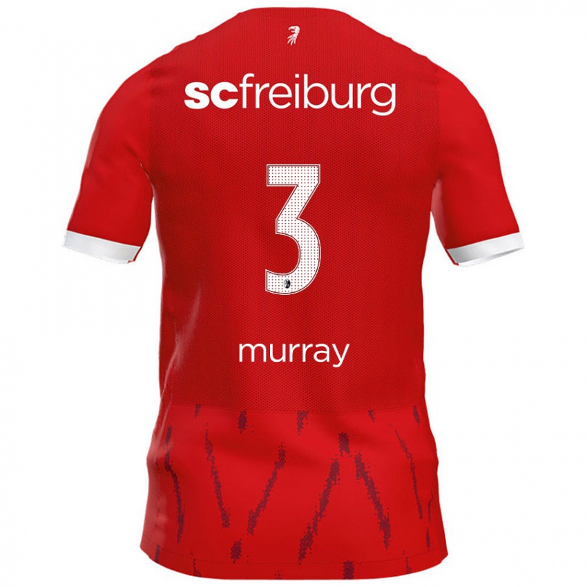 Niño Camiseta Drew Murray #3 Rojo 1ª Equipación 2024/25 La Camisa Perú