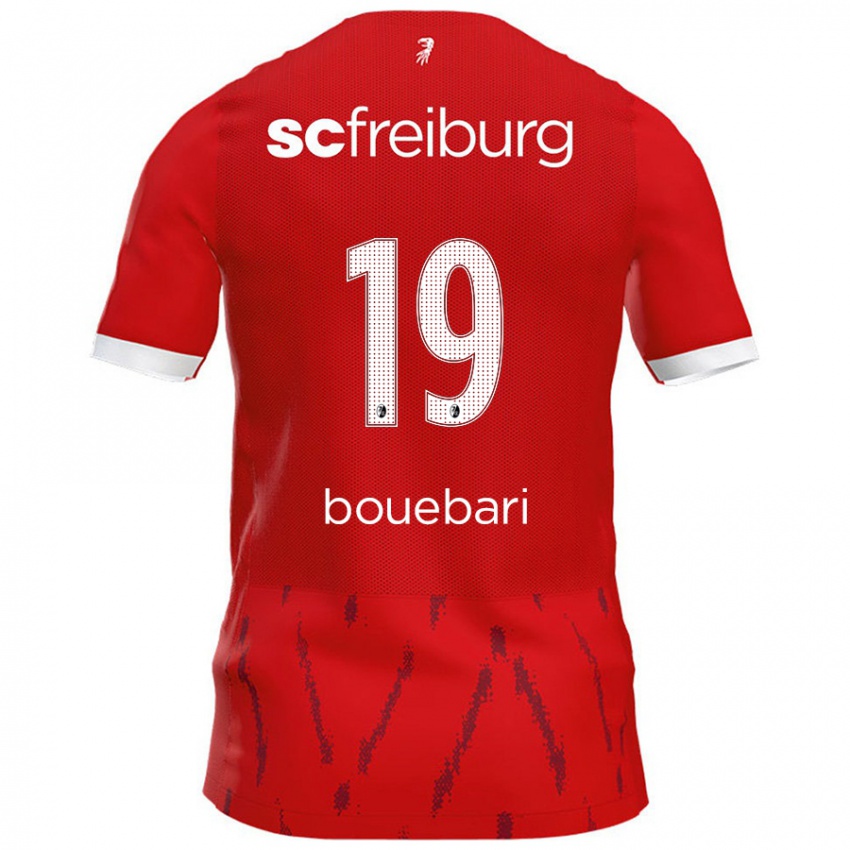 Niño Camiseta Franci Bouebari #19 Rojo 1ª Equipación 2024/25 La Camisa Perú