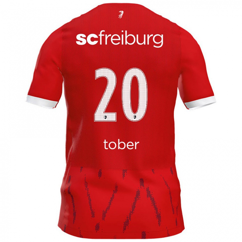 Niño Camiseta Louis Tober #20 Rojo 1ª Equipación 2024/25 La Camisa Perú