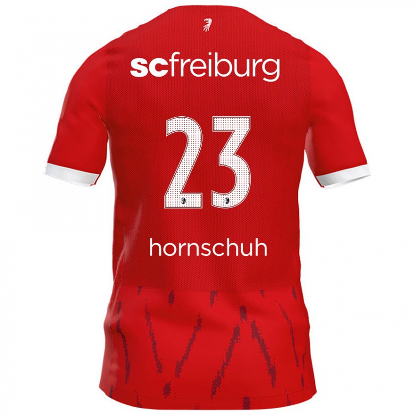 Niño Camiseta Marc Hornschuh #23 Rojo 1ª Equipación 2024/25 La Camisa Perú